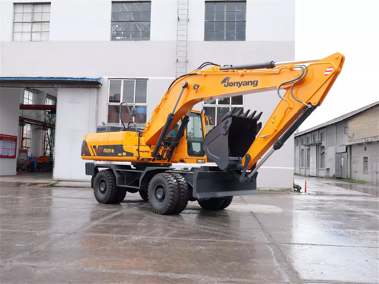 Jonyang JY621E, Колесные экскаваторы