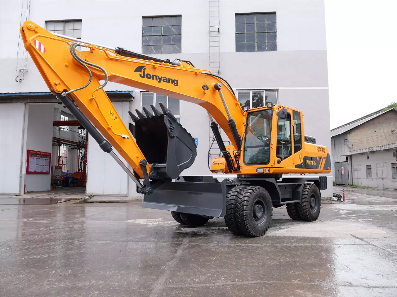 Jonyang JY621E, Колесные экскаваторы