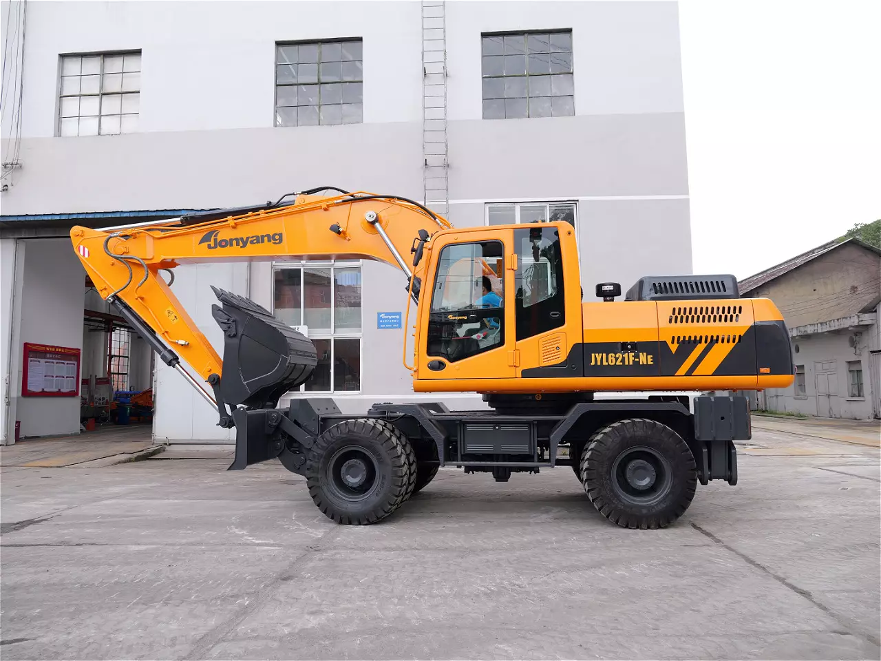 Jonyang JY621E, Колесные экскаваторы