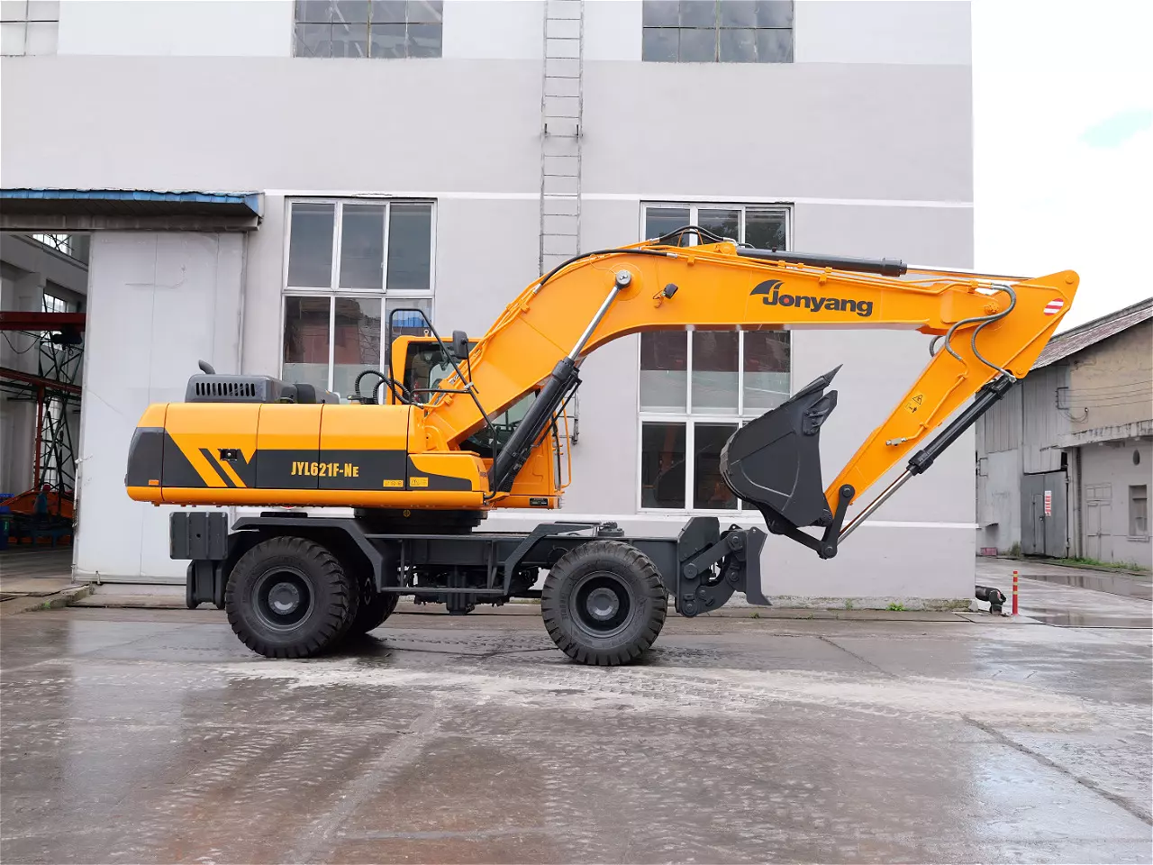 Jonyang JY621E, Колесные экскаваторы
