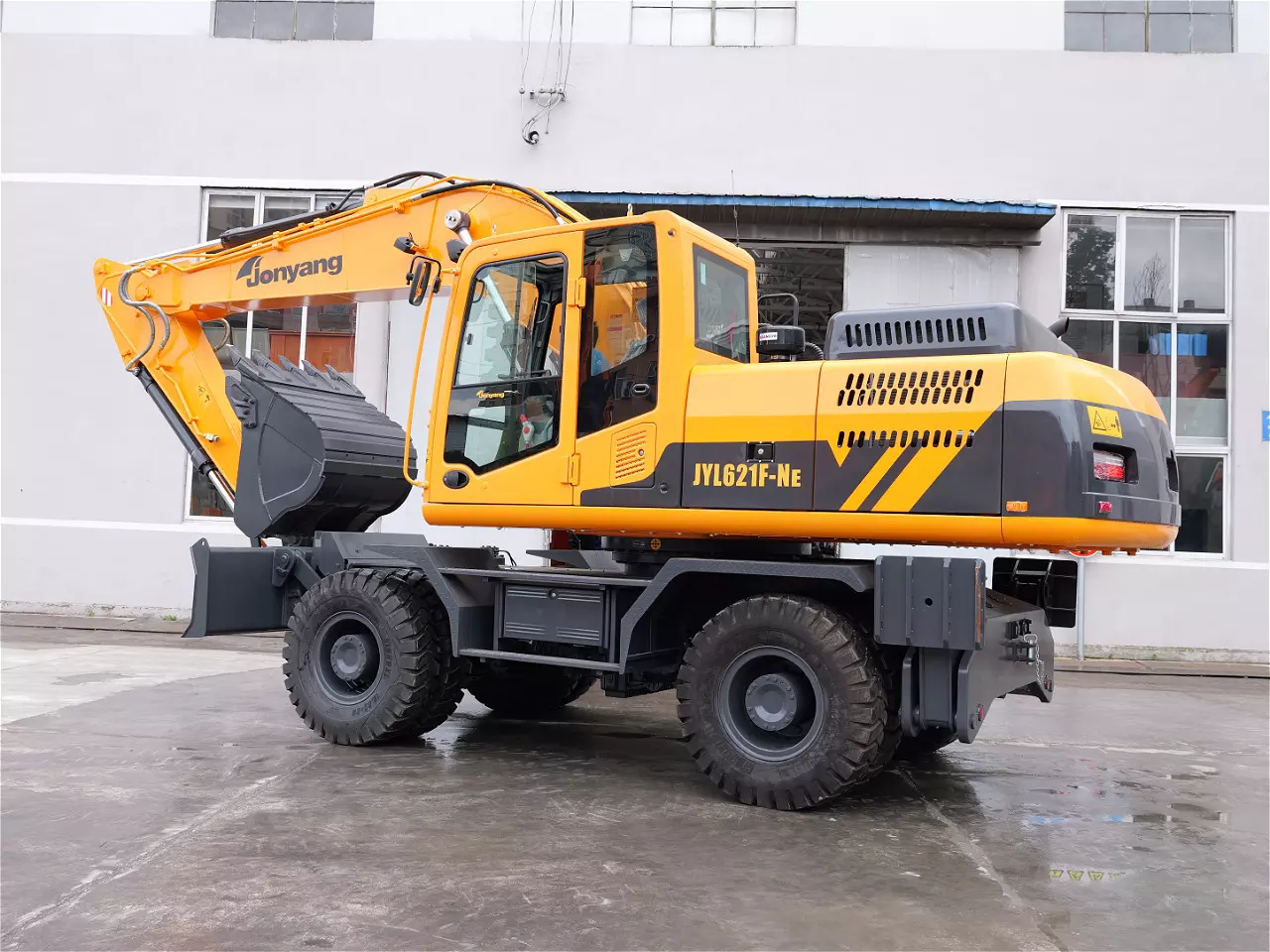Jonyang JY621E, Колесные экскаваторы