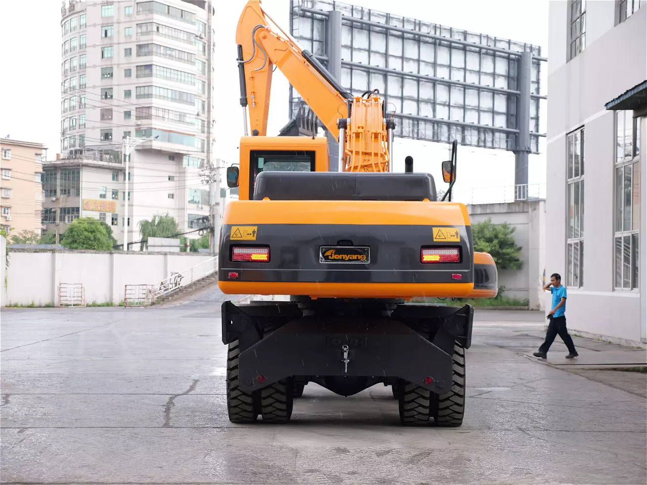 Jonyang JY621E, Колесные экскаваторы