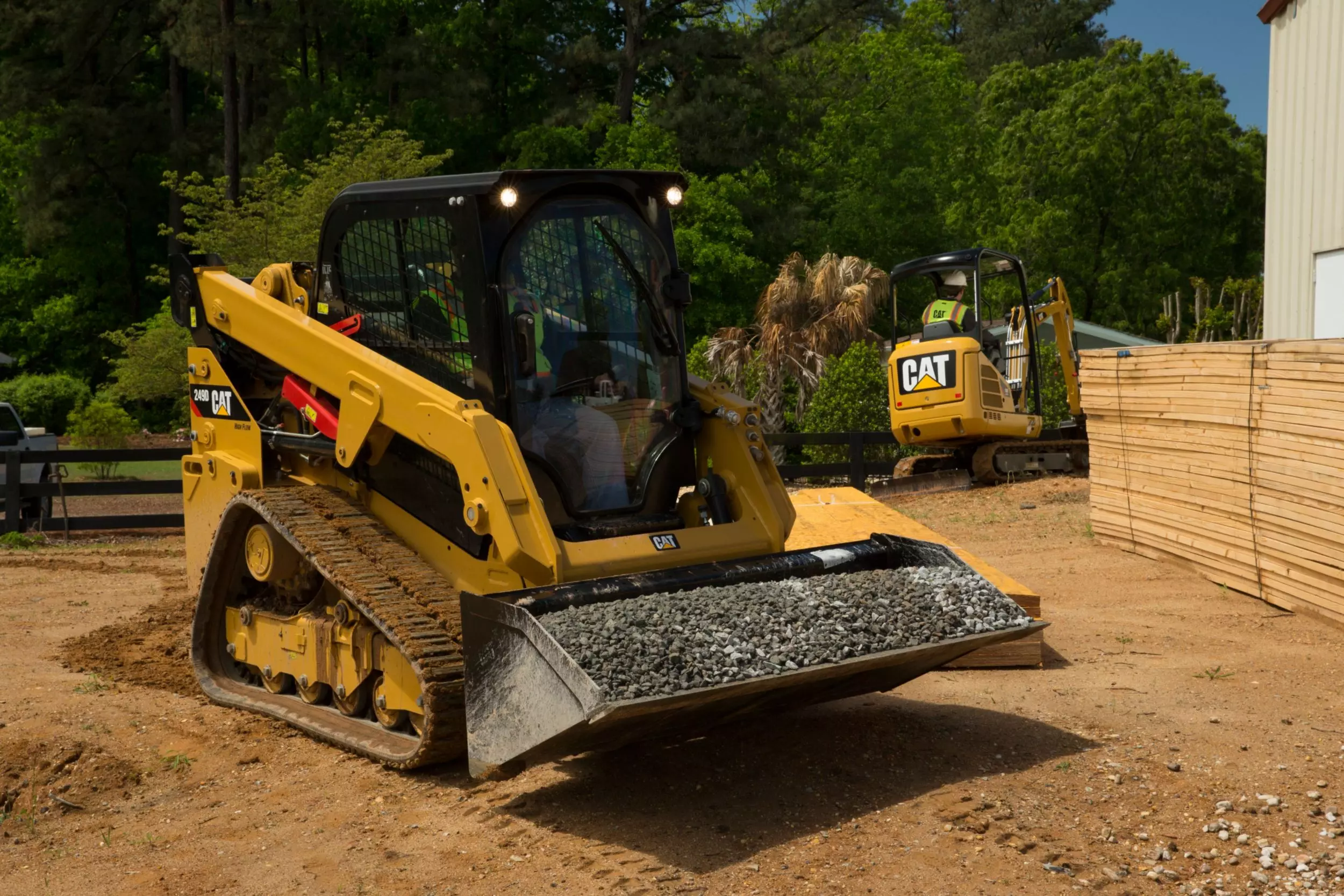 Caterpillar 249D, Мини-погрузчики