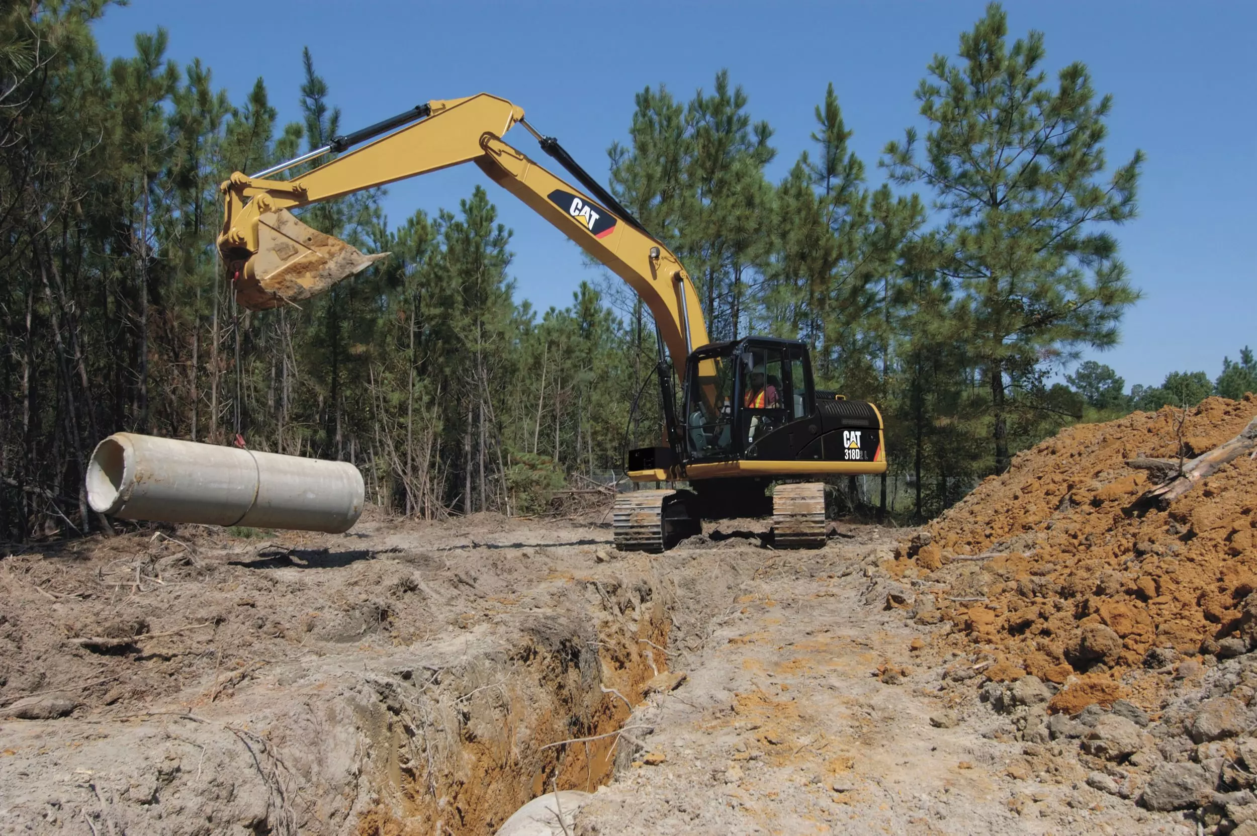 Caterpillar 318D2 L, Гусеничные экскаваторы