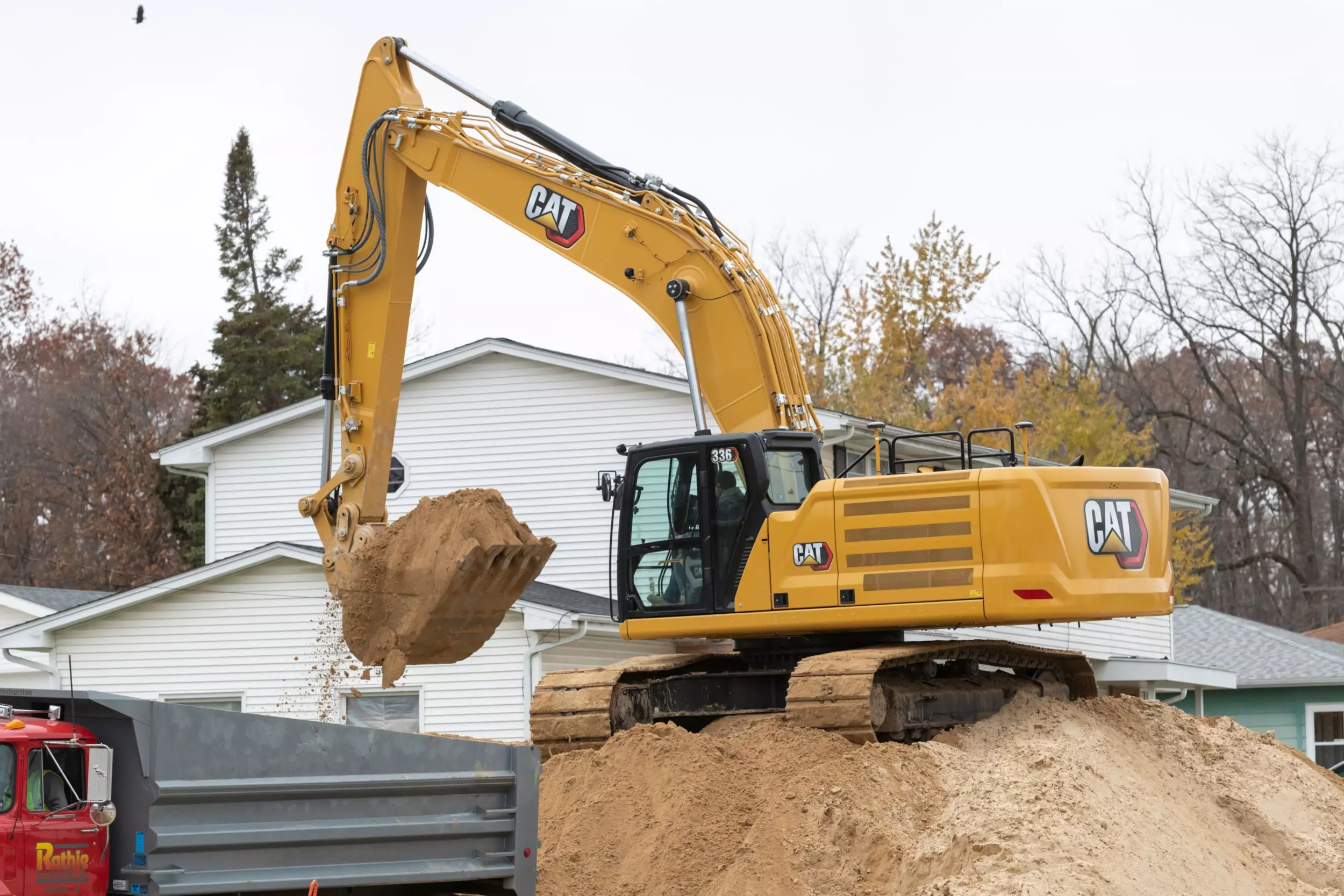 Caterpillar 336D, Гусеничные экскаваторы