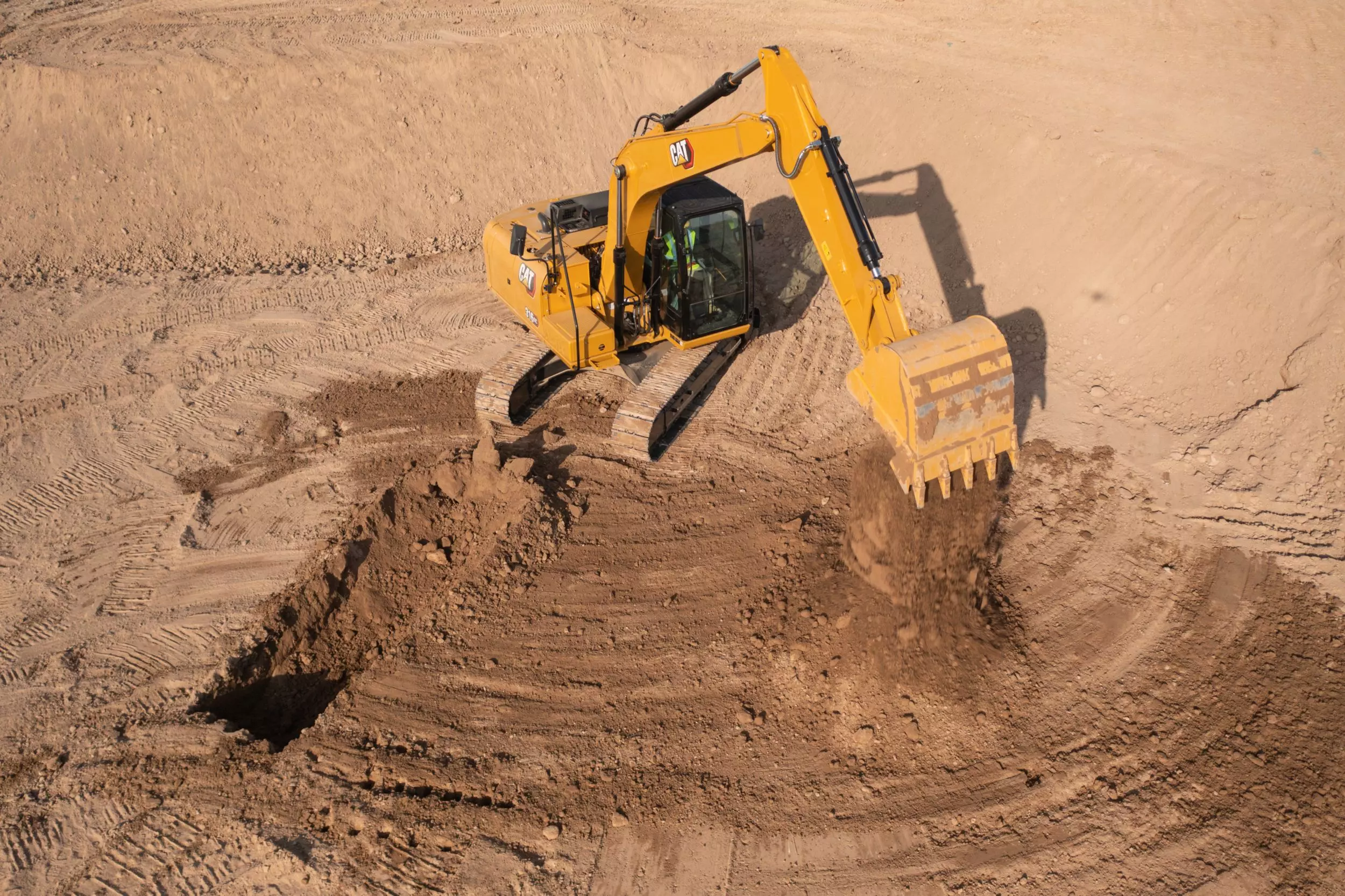 Caterpillar 316 GC, Гусеничные экскаваторы