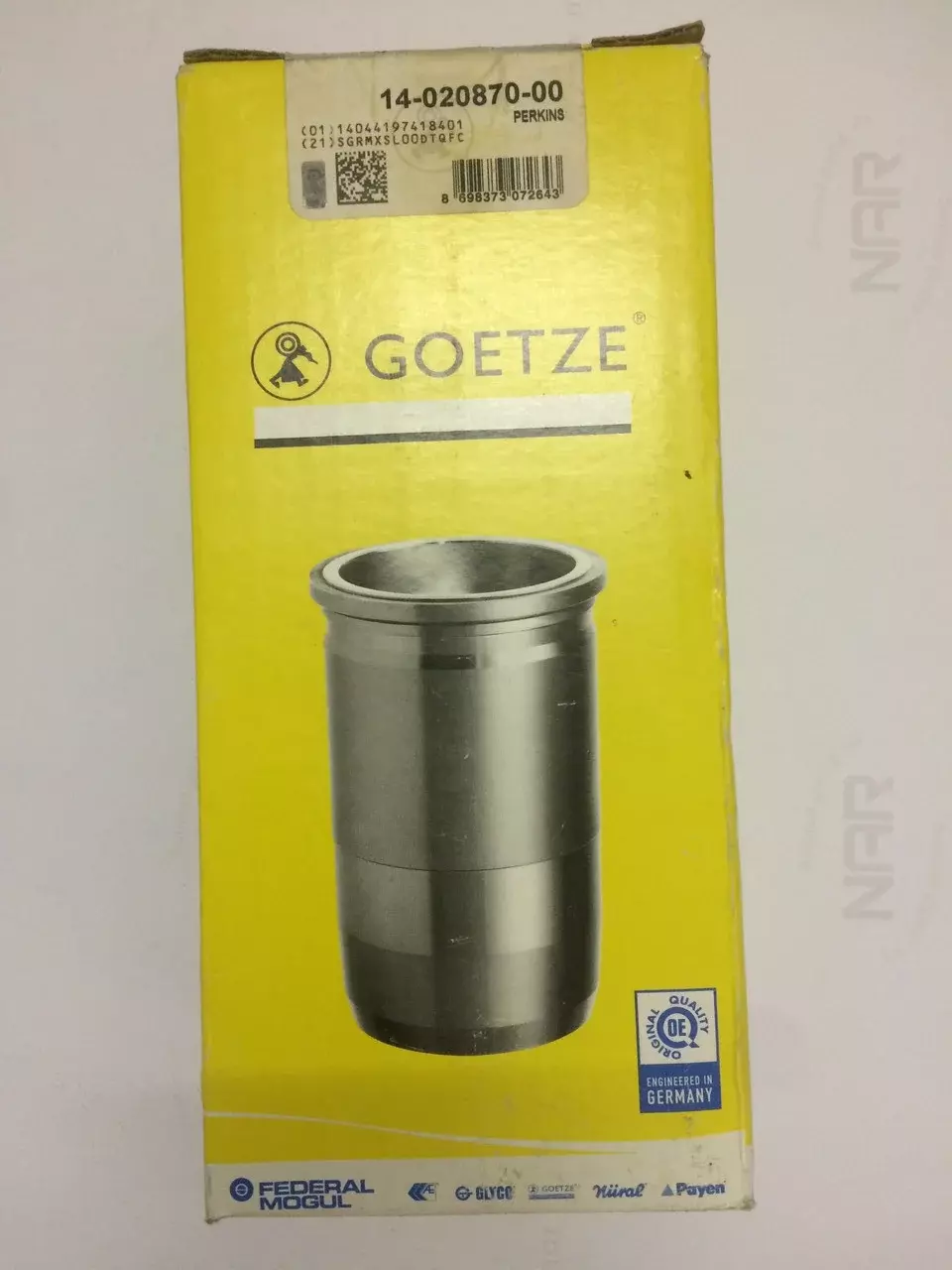 Гильза 14-020870-00 PERKINS, 105MM STD Код: 14-020870-00