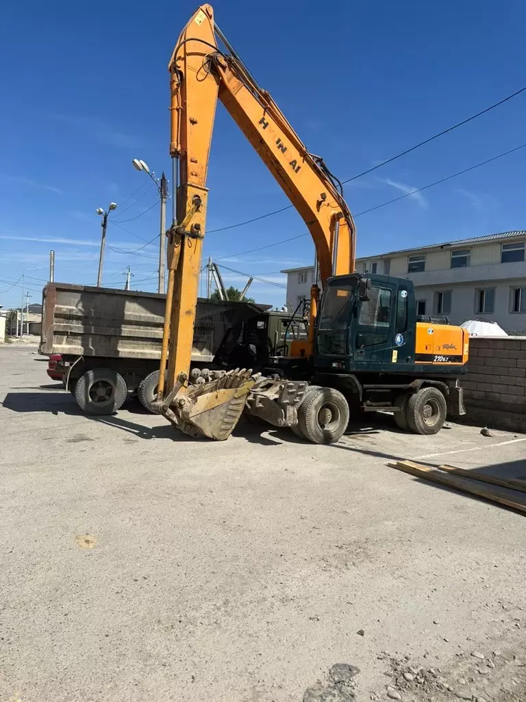 Hyundai R 210LC-7, Колесные экскаваторы