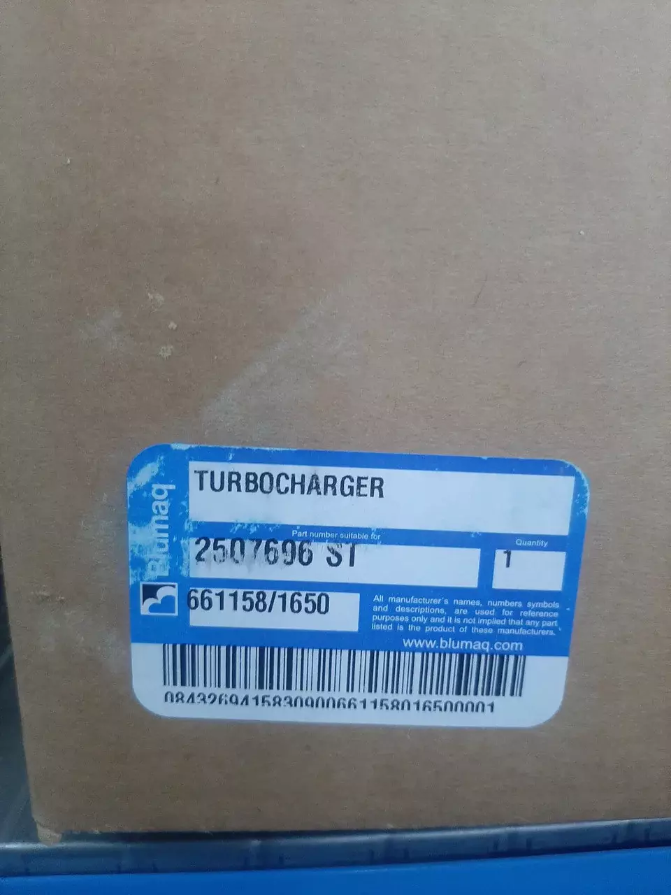 Турбокомпрессор 2507696 для CAT Код: 2507696