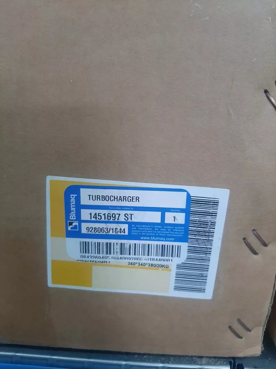 Турбокомпрессор 1451697 для CAT Код: 1451697