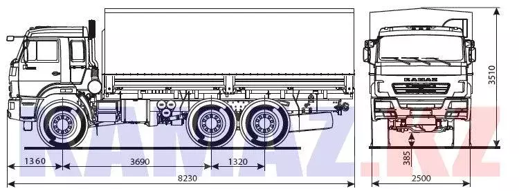 КАМАЗ 43118-6012-48, Бортовые грузовики