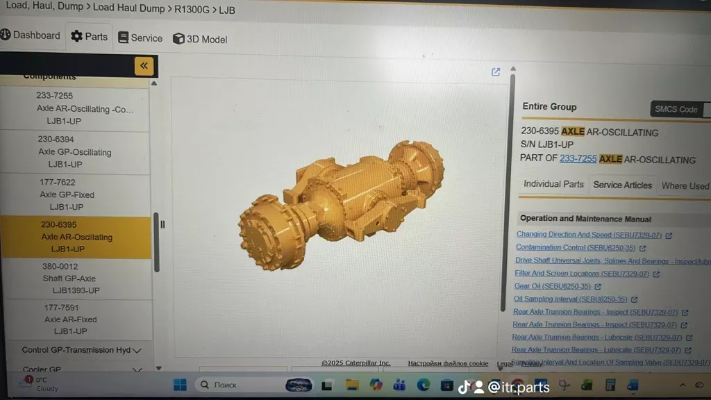CAT SEM ITR Hitashi Komatsu
