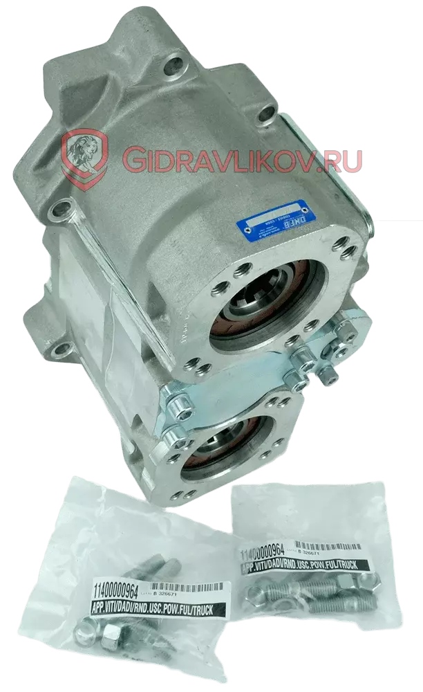 Коробка отбора мощности ISO (два выхода) для КПП ZF 9S, 16S с пневмоуправлением 01004302176 Код: 01004302176