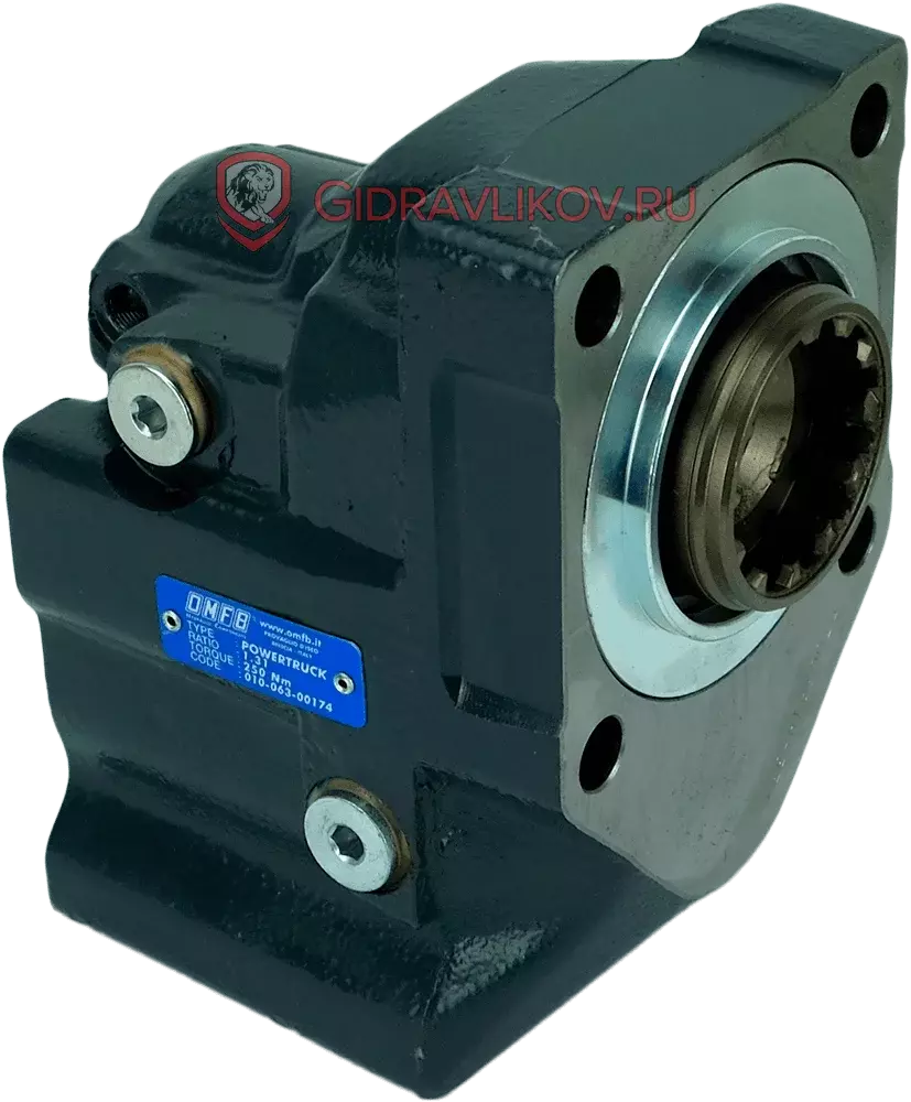 Коробка отбора мощности ISO (250Нм) для КПП ZF 6S, 9S, 16S с пневмоуправлением 01006300174 Код: 01006300174