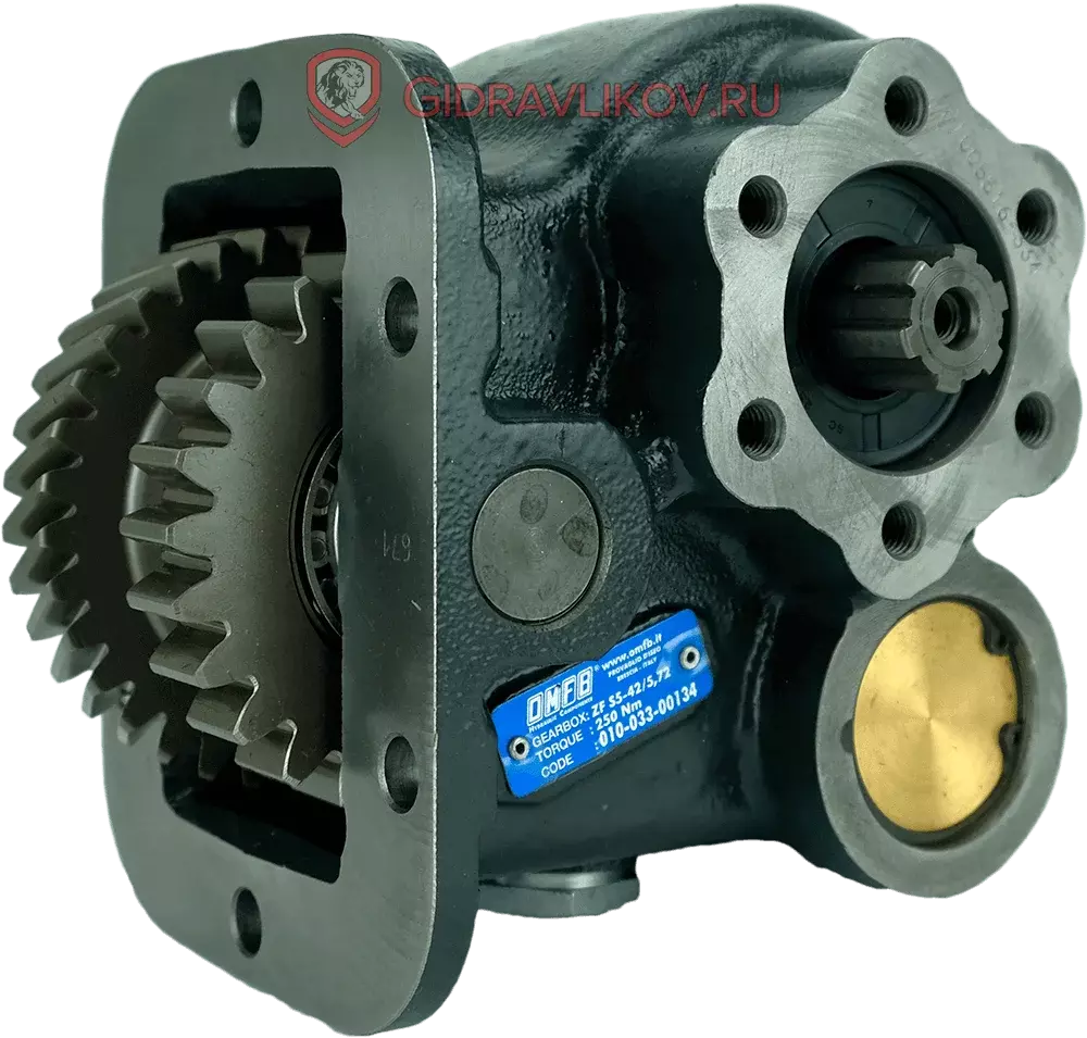 Коробка отбора мощности UNI для КПП ZF S5-42/5,72 с пневмоуправлением 01003300134 Код: 01003300134