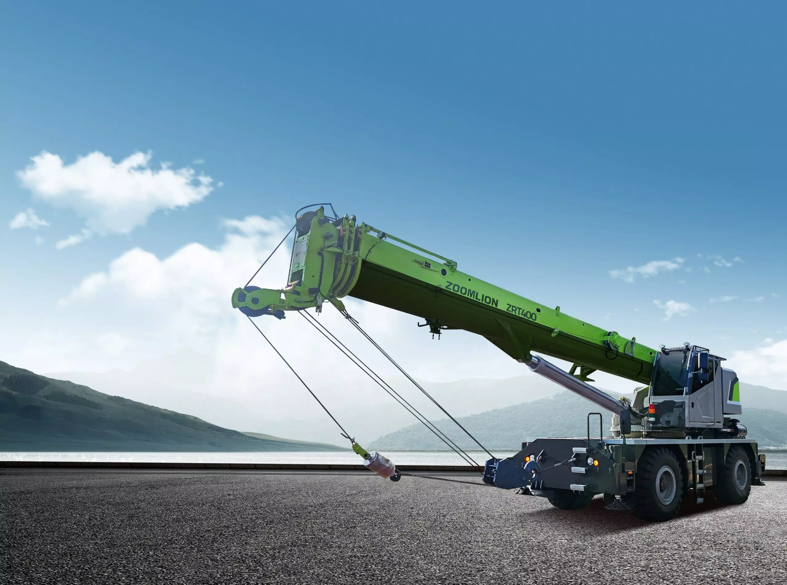 Zoomlion ZRT400, Краны