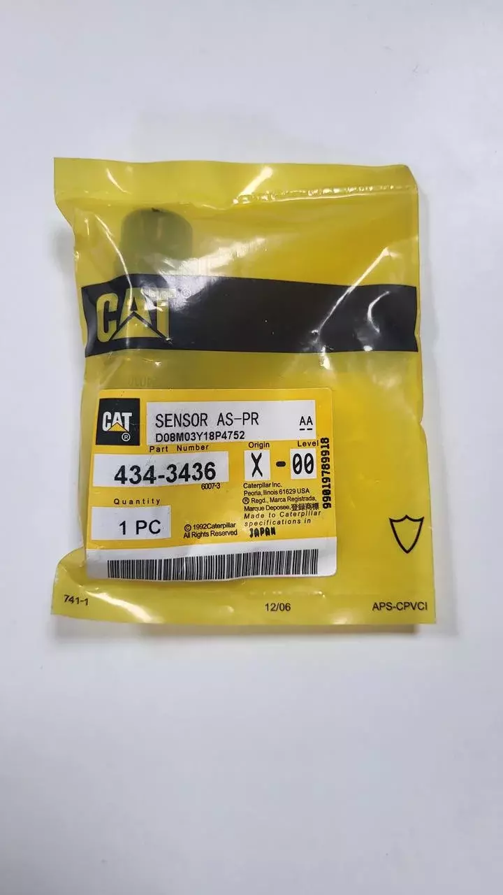 434-3436 (4343436) Датчик давления топливного насоса Cat Caterpillar спецтехника Код: 434-3436