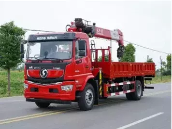 SHACMAN L5000 4×2, Краны-манипуляторы