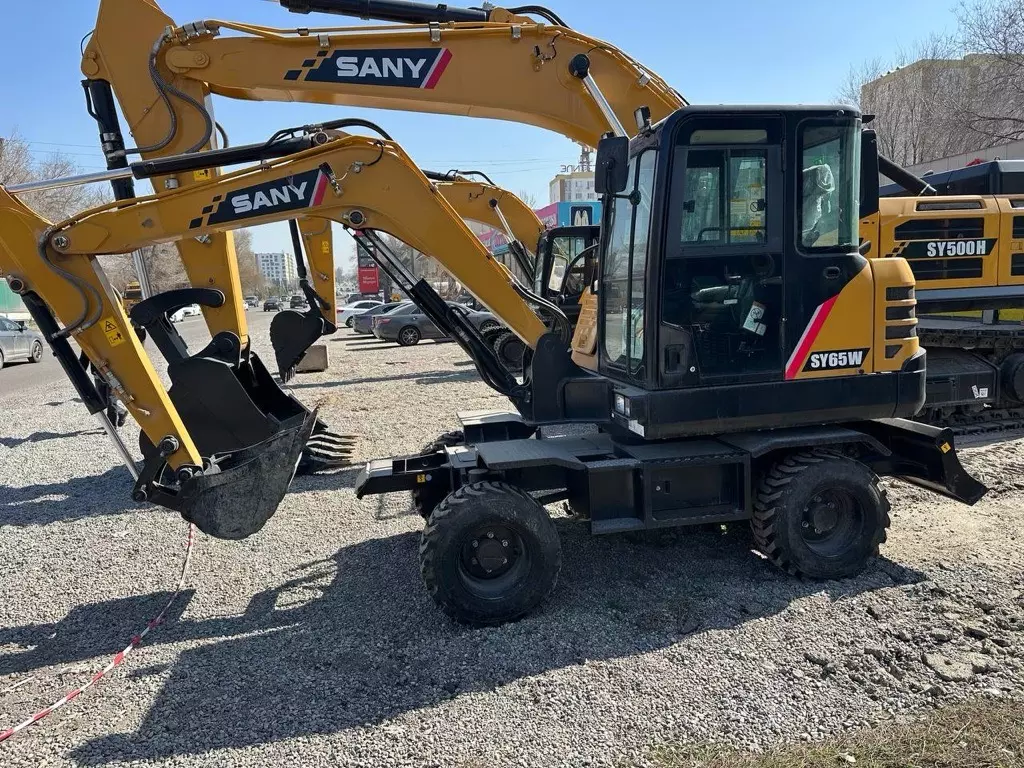 Sany SY65W, Колесные экскаваторы