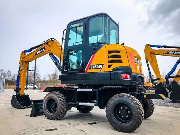 Sany SY65W, Колесные экскаваторы