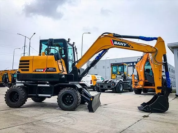Sany SY65W, Колесные экскаваторы