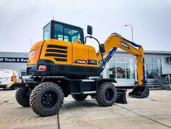 Sany SY65W, Колесные экскаваторы