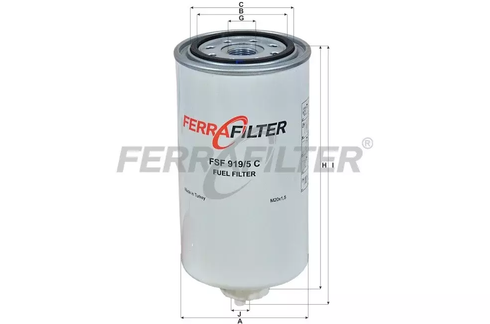 Топливный фильтр FSF919/5C FERRA FILTER Код: FSF919/5C