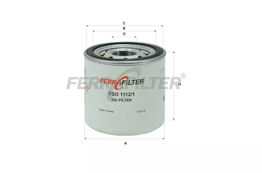 Масляный фильтр FSO1112/1 FERRA FILTER Код: FSO1112/1