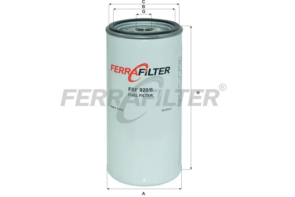 Топливный фильтр FSF920/6 FERRA FILTER Код: FSF920/6
