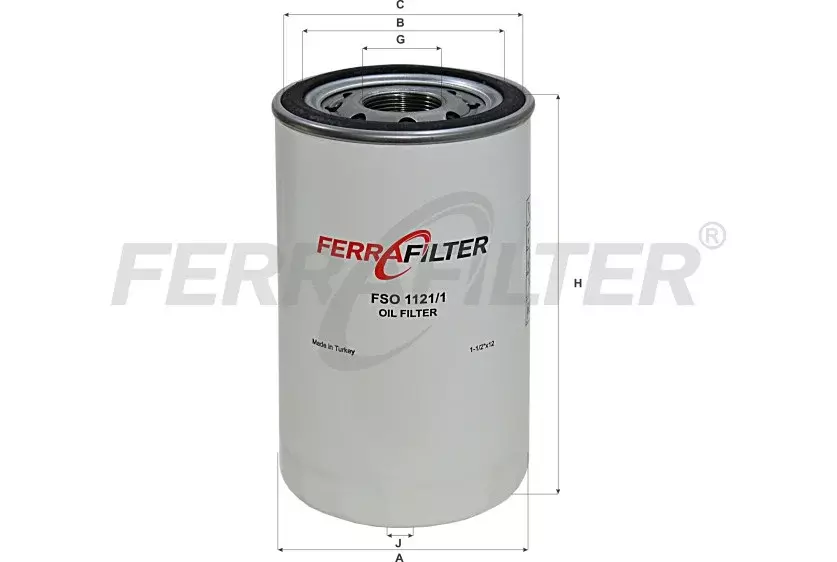 Масляный фильтр FERRA FILTER FSO1121/1 Код: FSO1121/1