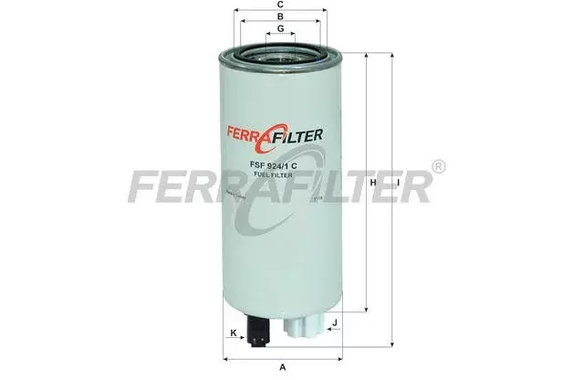Топливный фильтр FSF924/1C FERRA FILTER Код: FSF924/1C