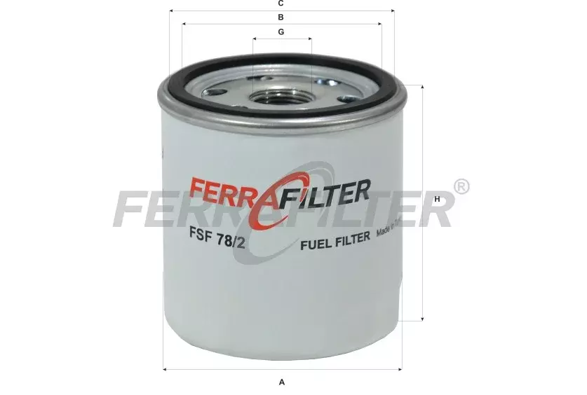 Топливный фильтр FSF78/2 FERRA FILTER Код: FSF78/2