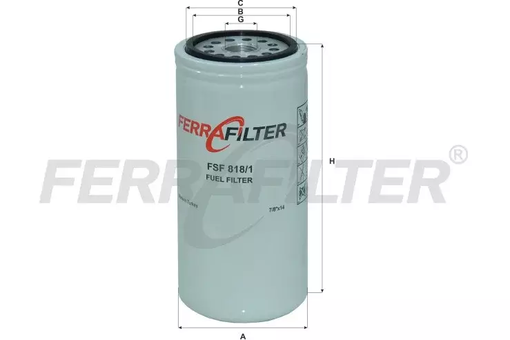 Топливный фильтр FSF818/1 FERRA FILTER Код: FSF818/1