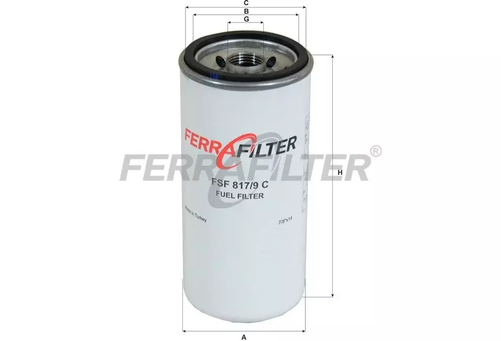Топливный фильтр FSF817/9C FERRA FILTER Код: FSF817/9C