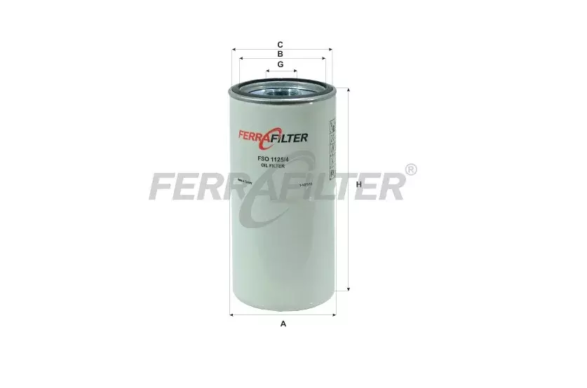 Масляный фильтр FERRA FILTER FSO1125/4 Код: FSO1125/4