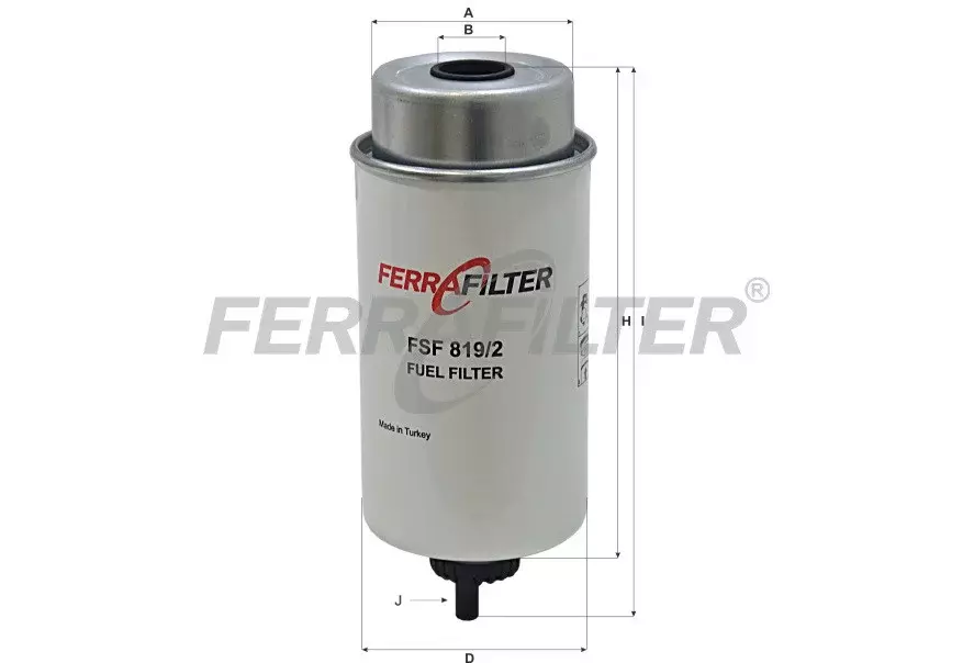 Топливный фильтр FERRA FILTER FSF819/2 Код: FSF819/2