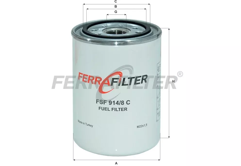 Топливный фильтр FERRA FILTER FSF914/8C Код: FSF914/8C