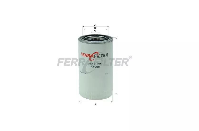 Масляный фильтр FERRA FILTER FSO917/25 Код: FSO917/25
