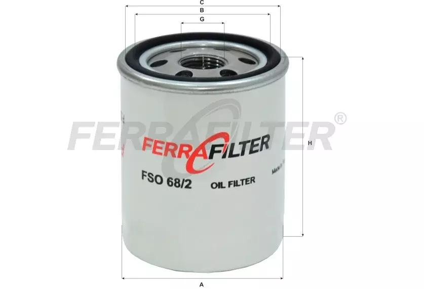 Масляный фильтр FERRA FILTER FSO68/2 Код: FSO68/2