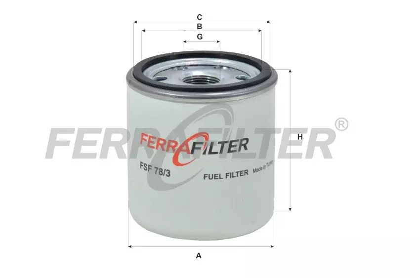 Топливный фильтр FSF78/3 FERRA FILTER Код: FSF78/3