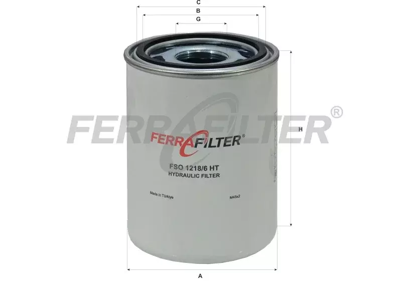 Гидравлический фильтр FERRA FILTER FSO1218/6HT Код: FSO1218/6HT