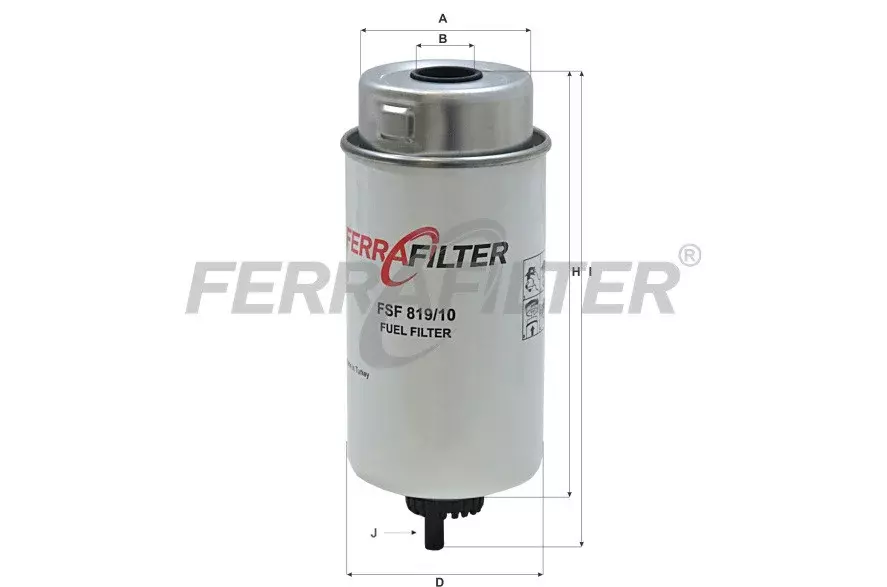 Топливный фильтр Ferra Filter, FSF819/10 Код: FSF819/10