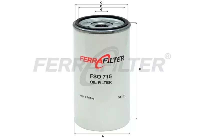 Масляный фильтр Ferra Filter, FSO715 Код: FSO715