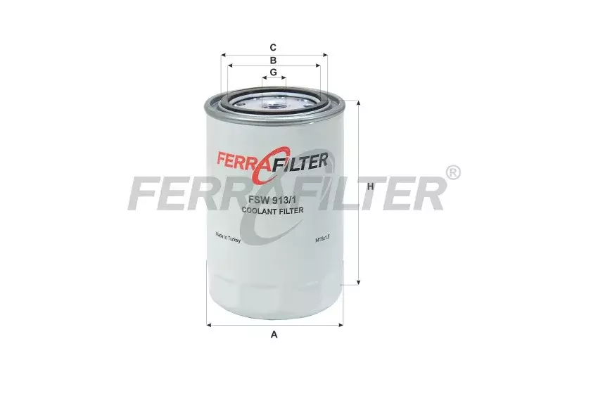 Фильтр системы охлаждения FERRA FILTER FSW913/1 Код: FSW913/1