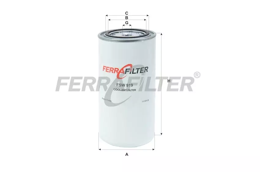 Фильтр системы охлаждения FERRA FILTER FSW913 Код: FSW913