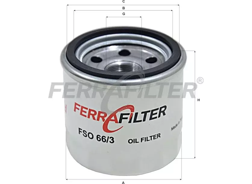 Масляный фильтр FERRA FILTER FSO66/3 Код: FSO66/3