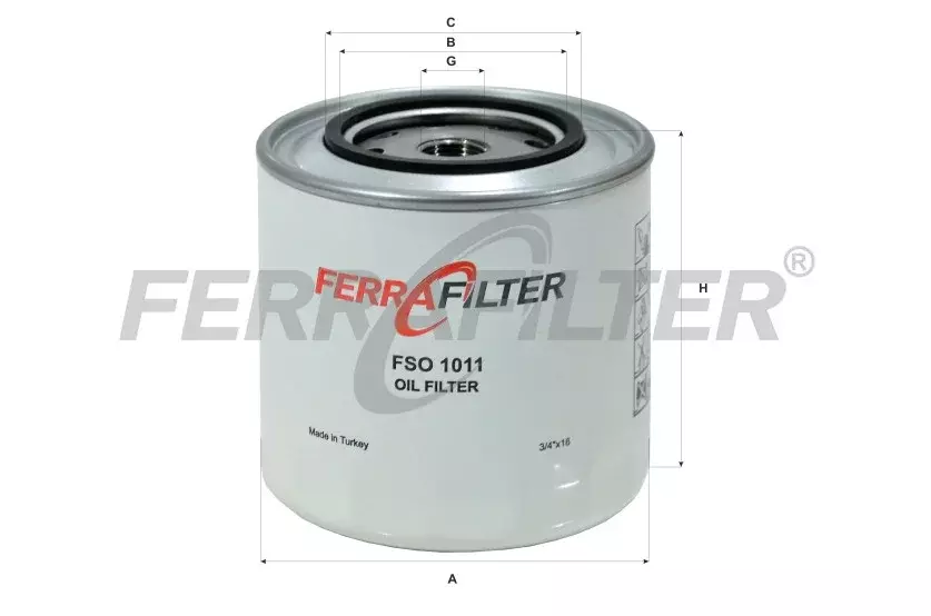 Масляный фильтр FERRA FILTER FSO1011 Код: FSO1011