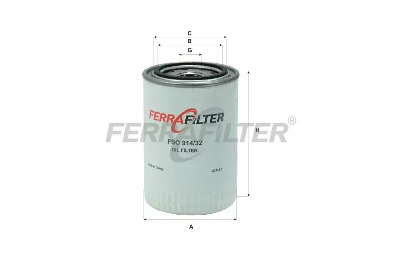 Масляный фильтр FERRA FILTER FSO914/32 Код: FSO914/32
