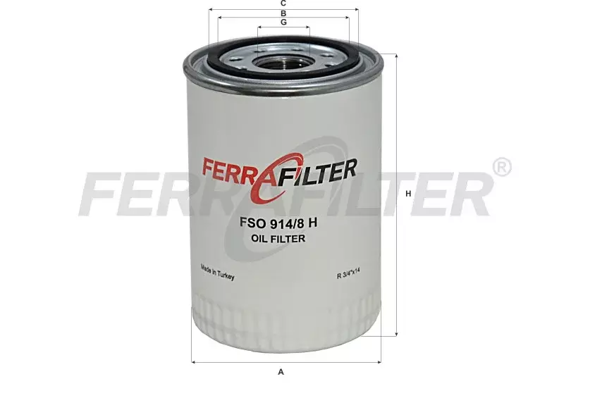 Гидравлический фильтр FERRA FILTER FSO914/8H Код: FSO914/8H