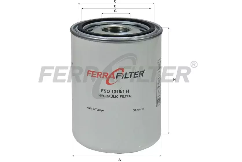 Масляный фильтр FERRA FILTER FSO1318/1 Код: FSO1318/1